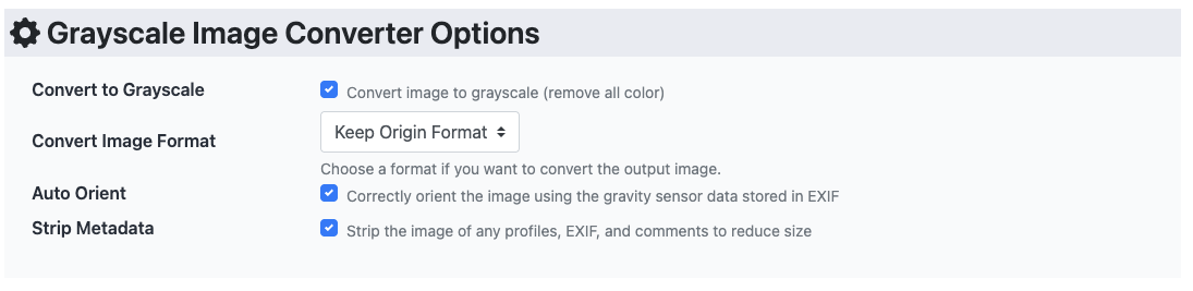 convert color image to grayscale 