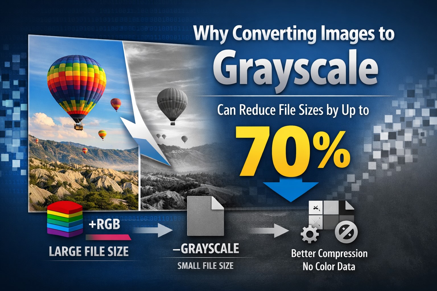 Why Converting Images to Grayscale Can Reduce File Sizes by Up to 70%