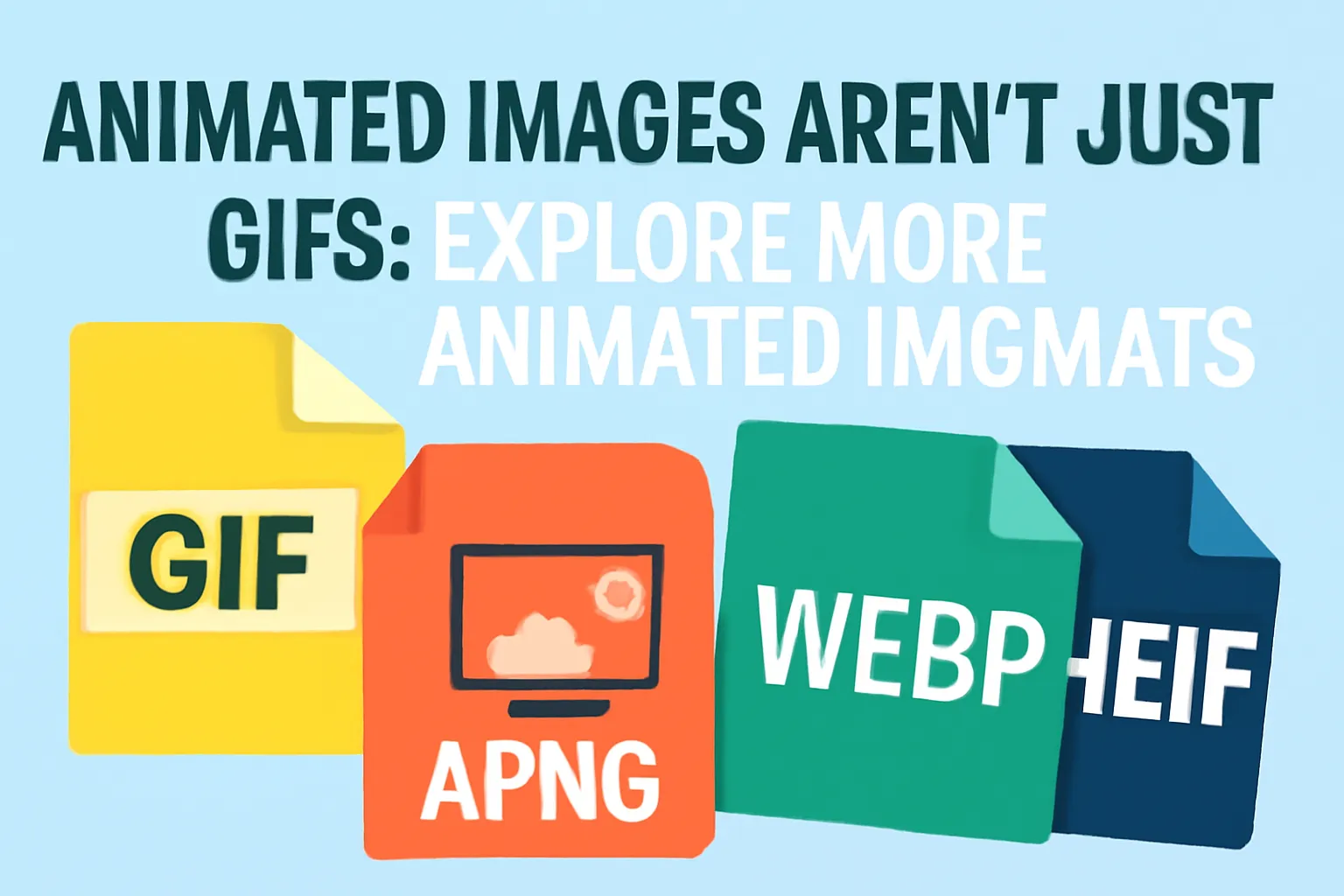 Animated Images Aren't Just GIFs: Explore More Animated Image Formats