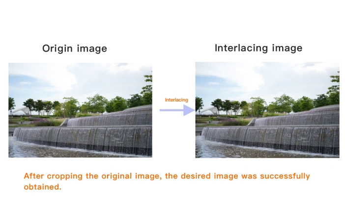 Viewing Interlaced image